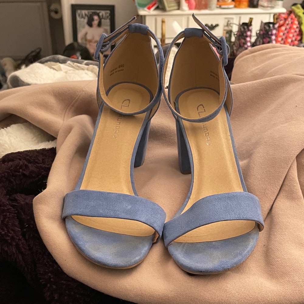 CL by Laundry Sky Blue Heels